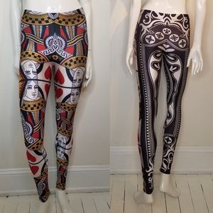 Blackmilk queen of hearts leggings